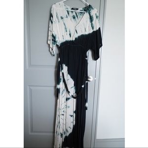 LULUS SAND DOLLAR TYE DYE MAXI DRESS